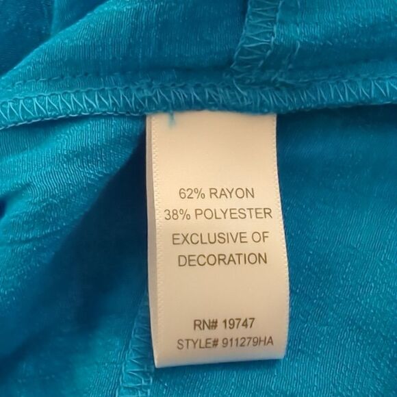 NWT Counterparts Blue Sleeveless Blouse - Picture 7 of 7